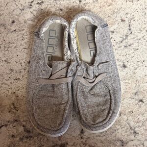 Hey Dude Women's Light Gray Loafers